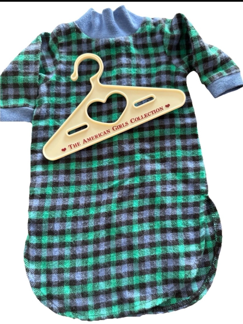 American Girl 1996 Vintage Pleasant Company Plaidie Nightshirt Retired